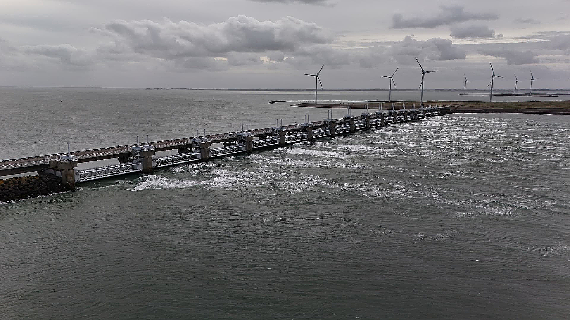 Oosterscheldekering — Landschappen dronebeelden