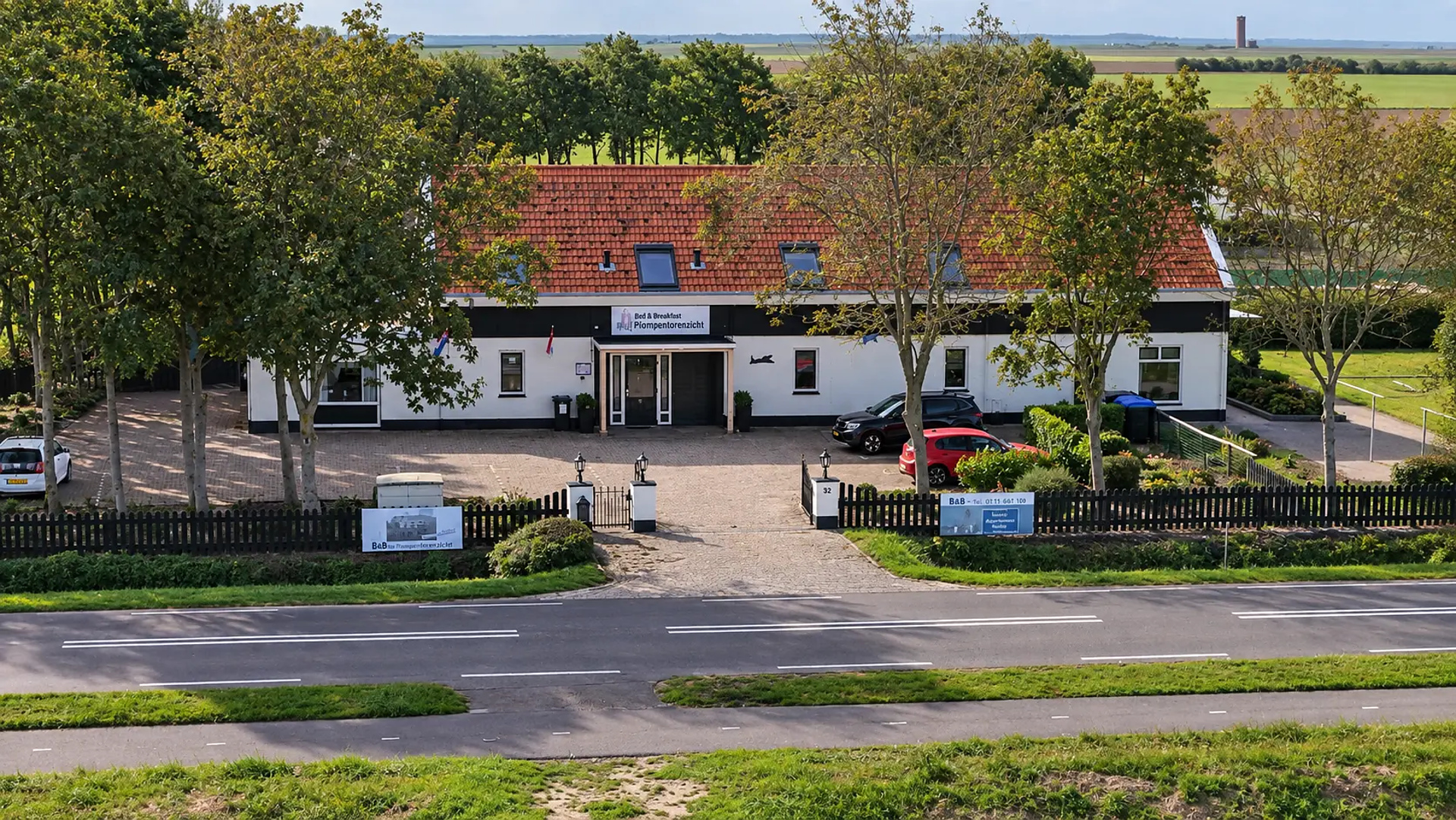 Plompetorenzicht — Hospitality dronebeelden