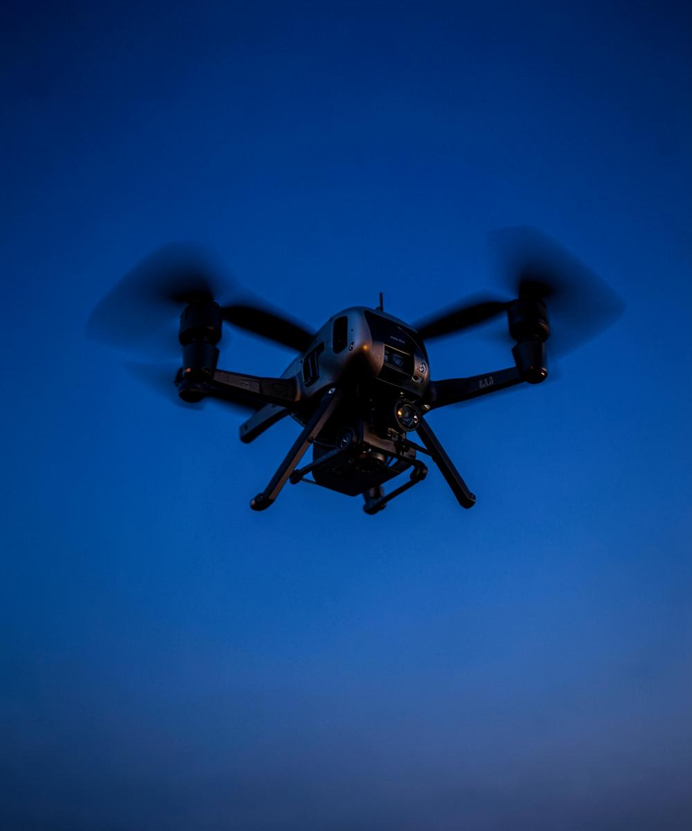 Brand & promotie — dronebeeld van Monster Aerials